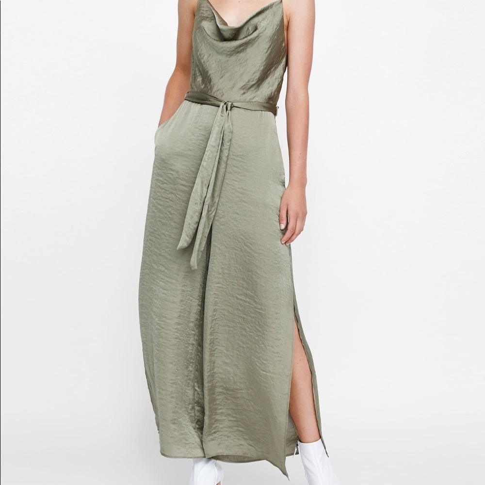 Olive Green Jumper from Zara